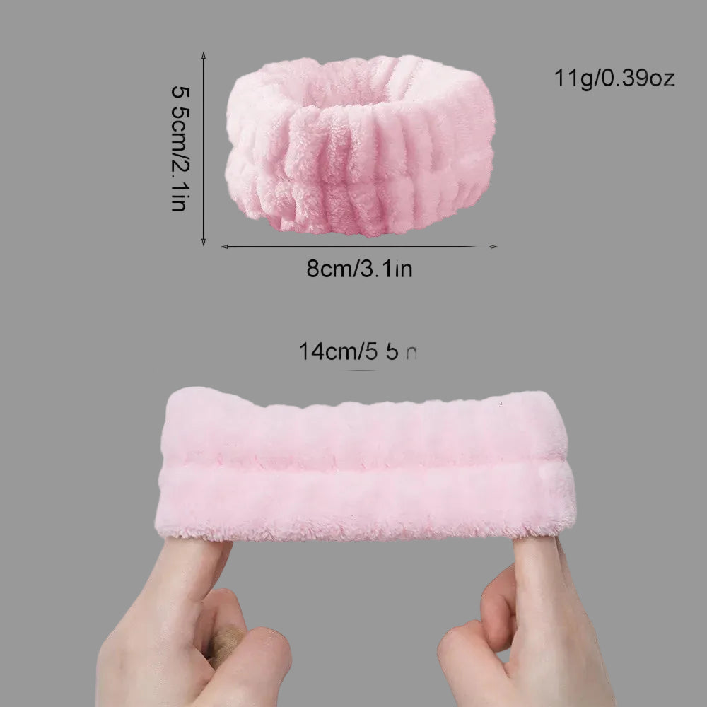GlowGuard™ Skincare Headband + Wristband Set